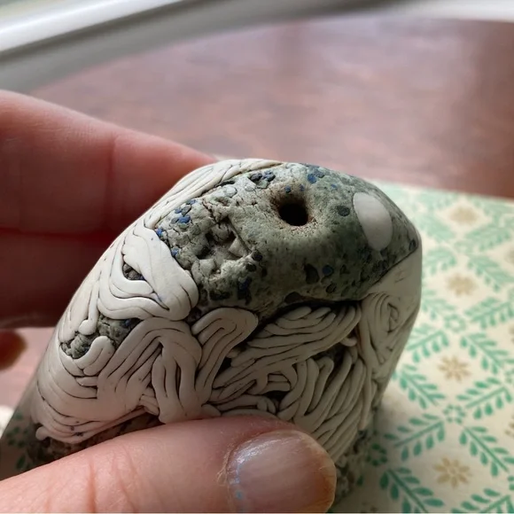 Incense Burners Handcrafted Porcelain Ceramic Art with Faces EUC - Picture 10 of 16